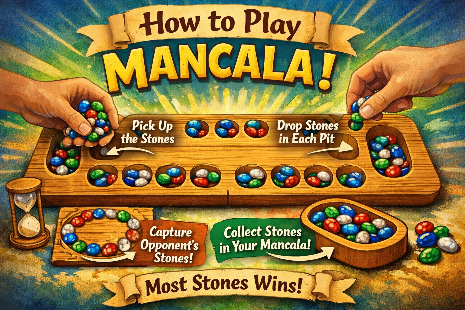 how to play mancala