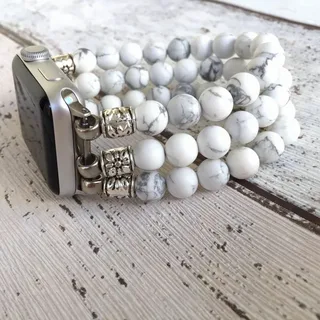 Women gemstone strap watch