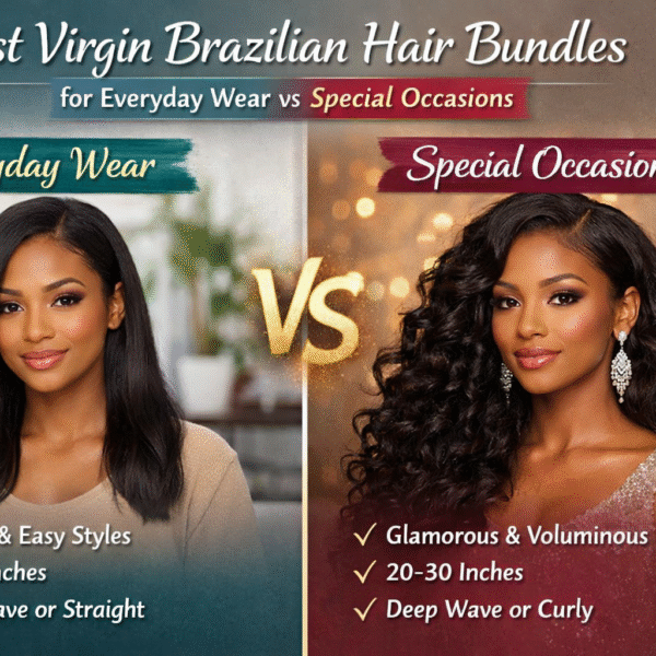Best Virgin Brazilian Hair Bundles for Everyday Wear vs Special Occasions