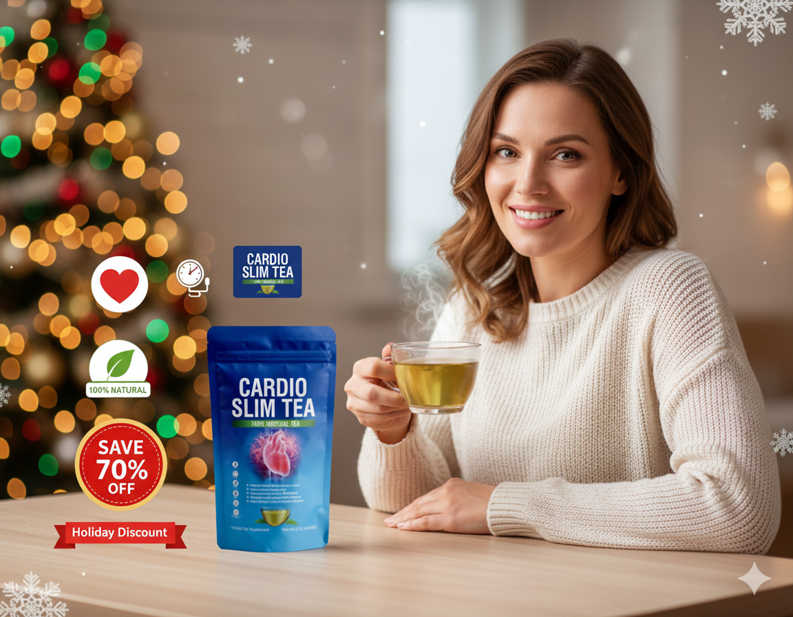 The holiday season is a time of joy, celebration, and reflection. However, it can also be a period when health routines are disrupted due to festive meals, stress, and lack of physical activity. For people who care about heart wellness and maintaining balanced blood pressure, this time of year calls for extra attention. That is exactly why the Cardio Slim Tea holiday discount has arrived at the perfect moment. Available for a limited time, this exclusive offer allows you to support your cardiovascular health naturally while enjoying massive savings through the Cardio Slim Tea Official Website. Why Blood Pressure Support Matters More During the Holidays During holidays, diets often include salty foods, sweets, and processed meals. At the same time, stress levels can rise due to travel, shopping, and social commitments. As a result, blood pressure fluctuations become more common. Maintaining healthy circulation and heart function is essential not only for long-term wellness but also for daily energy and comfort. Fortunately, natural solutions like herbal teas have been used for centuries to promote relaxation, circulation, and heart balance. When combined with modern formulation standards, these teas offer a gentle yet effective way to support cardiovascular health without harsh chemicals or synthetic additives. What Is Cardio Slim Tea? Cardio Slim Tea is a carefully crafted herbal tea designed to support heart health and healthy blood pressure levels. Unlike ordinary teas, it blends selected plant-based ingredients traditionally known for promoting circulation, reducing oxidative stress, and encouraging relaxation. Instead of relying on stimulants or artificial compounds, Cardio Slim Tea focuses on nature-inspired wellness. This makes it suitable for daily use and easy to include in your routine, whether you drink it in the morning, afternoon, or evening. How Cardio Slim Tea Supports Heart and Blood Pressure Health One of the biggest advantages of Cardio Slim Tea is its holistic approach. Rather than targeting only one aspect of wellness, it works on multiple levels: Supports healthy circulation, helping blood flow smoothly through the body Encourages relaxation, which may help reduce stress-related pressure spikes Provides antioxidant support, protecting the heart from free radical damage Promotes hydration, an often-overlooked factor in cardiovascular wellness Because of this balanced approach, many users choose Cardio Slim Tea as part of a broader healthy lifestyle that includes mindful eating, light exercise, and stress management. Natural Ingredients You Can Trust Cardio Slim Tea stands out because of its plant-based composition. Each ingredient is selected for its traditional use and supportive properties. Herbal components commonly associated with heart wellness are included to create a smooth, pleasant tea experience that feels as good as it tastes. Since it is caffeine-free or very low in stimulants, Cardio Slim Tea can be enjoyed without jitters or crashes. This makes it ideal for people who are sensitive to caffeine or prefer calming beverages. Easy to Use and Enjoy Daily Adding Cardio Slim Tea to your routine is simple. Just steep the tea according to the instructions, inhale the soothing aroma, and enjoy each sip. Because it tastes mild and refreshing, many users find it easy to replace sugary drinks or high-caffeine beverages with this healthier alternative. Consistency is key. When enjoyed daily, Cardio Slim Tea becomes more than just a drink—it becomes a wellness ritual that supports mindful living and heart-conscious habits. Why the Holiday Discount Is the Best Time to Buy The holidays are not only about giving gifts to others but also about caring for yourself. With the Cardio Slim Tea Holiday Discount – Save 70% Today, you can invest in your health at a fraction of the regular cost. This limited-time offer is especially valuable because: You save significantly with a 70% discount You can stock up for long-term use You may share wellness gifts with family members You start the new year with a healthy habit already in place Since this promotion is time-sensitive, waiting too long could mean missing out on the savings. Who Can Benefit from Cardio Slim Tea? Cardio Slim Tea is suitable for adults who want to support their cardiovascular wellness naturally. It may be especially helpful for individuals who: Want to maintain healthy blood pressure levels Experience stress or tension during busy seasons Prefer herbal solutions over synthetic supplements Are looking for a soothing daily beverage with health benefits Because it fits easily into most lifestyles, it appeals to both men and women who prioritize long-term heart health. A Natural Alternative to Sugary and Processed Drinks Many holiday beverages are loaded with sugar and artificial flavors. While they may taste good in the moment, they often work against your health goals. Cardio Slim Tea provides a refreshing alternative that supports wellness instead of compromising it. By replacing just one unhealthy drink per day with Cardio Slim Tea, you take a small but meaningful step toward better heart health. Over time, these small changes can lead to noticeable improvements in how you feel. Customer-Focused Quality and Safety Quality matters when it comes to health products. Cardio Slim Tea is produced following strict quality standards to ensure purity and consistency. Each batch is carefully prepared to maintain ingredient integrity and deliver a reliable experience with every cup. This commitment to quality gives users confidence, especially when choosing a product meant for daily use. Make Cardio Slim Tea Part of Your New Year Wellness Plan As the year comes to an end, many people begin thinking about resolutions and healthier habits. Starting with a simple daily tea ritual is an achievable and enjoyable goal. Cardio Slim Tea fits perfectly into a balanced wellness plan that focuses on prevention, mindfulness, and natural support. Thanks to the holiday discount, there has never been a better time to begin. Final Thoughts: Don’t Miss This Limited-Time Offer Heart health is not something to postpone. With the Cardio Slim Tea Holiday Discount – Save 70% Today, you have an opportunity to take action now while enjoying substantial savings. This seasonal offer makes it easy to prioritize your wellness without stretching your budget. If you are looking for a natural, gentle, and effective way to support blood pressure and overall cardiovascular health, Cardio Slim Tea is worth considering. Take advantage of the holiday deal today and step into the new year feeling supported, refreshed, and confident in your health choices