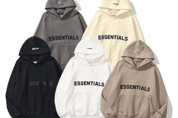 Grey Essentials Hoodie