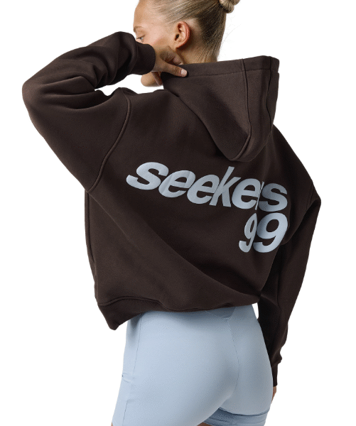 Sisters and Seekers 99 Hoodie in Ralph Chocolate Brown
