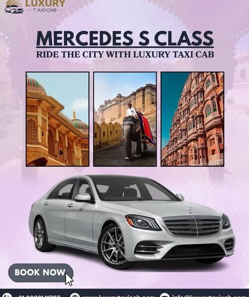 mercedes s class rental in jaipur