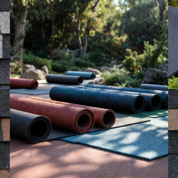 Outdoor Rubber Flooring Tiles & Rolls for Gardens and Playgrounds